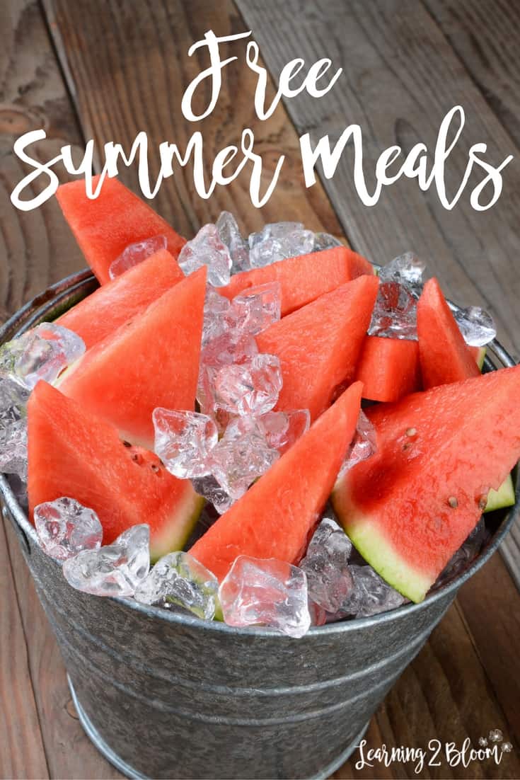 FREE Summer Meals for Kids Learning2Bloom