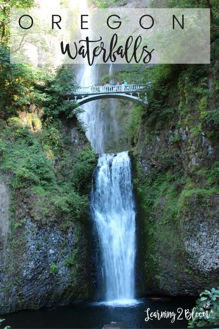 Multnomah falls Oregon road trip waterfall