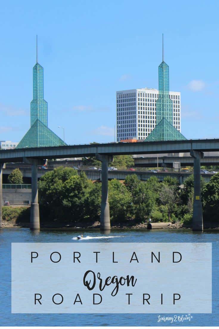 Portland Oregon Road Trip with view of bridge and city