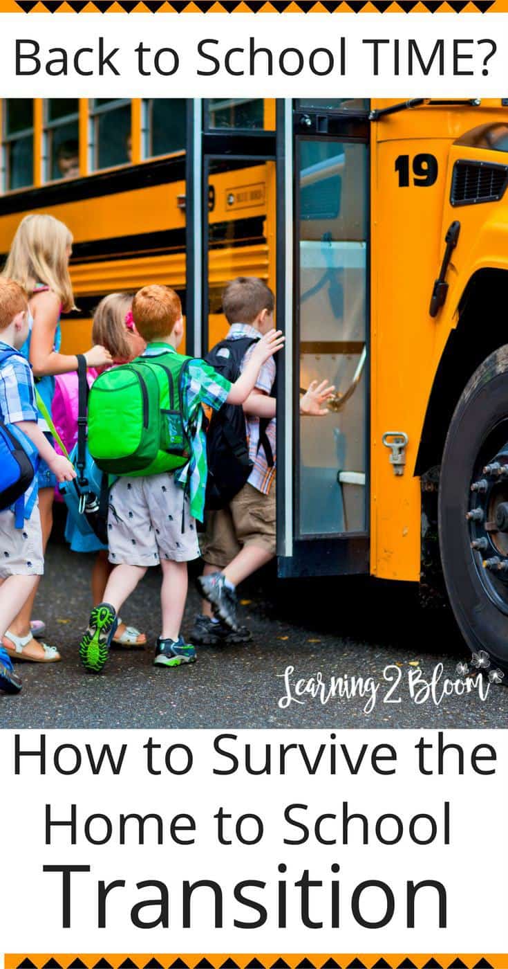 Are you prepared for your kids to go back to school? Check out these tips to help survive the home to school transition. Do what you can so that you, your kids, and family are prepared for school.
