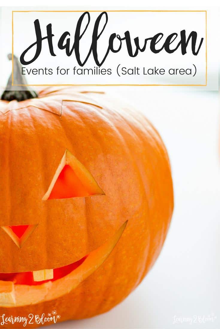 JackOLantern with title "Halloween Events for families (Salt Lake Area)"