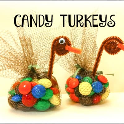 Thanksgiving candy turkeys