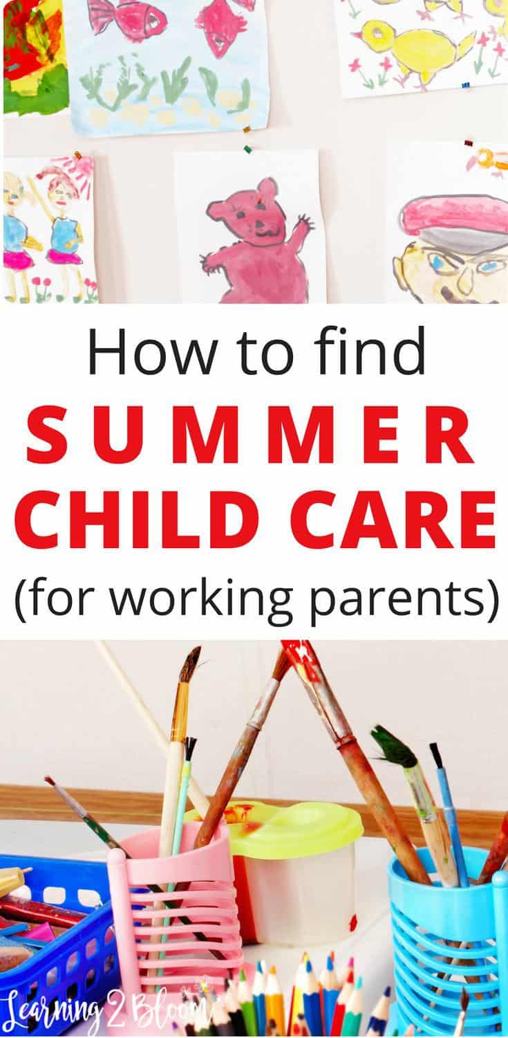 Summer child care for working parents