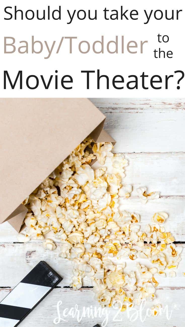 Popcorn in bag tipped over and spilled "Should you take your baby or toddler to the movie theater?"