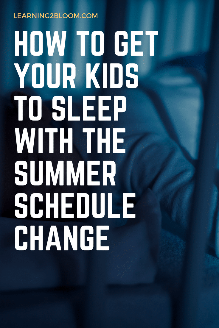 How to get your kids to sleep with the summer schedule change - It can be so frustrating to parents when their children won't sleep. It's easy to get into that summer rut when all we want to do is have fun. Check out these tips for getting your kids to sleep and share your own in the comments below.