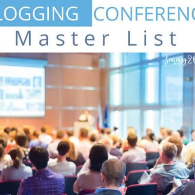 Check out this Master list of popular blogging conferences throughout the United States. This is a huge list of events where you can get a top notch blog education