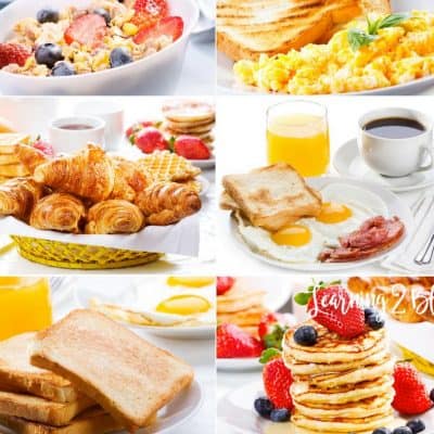 Check out these easy and inexpensive breakfast ideas that are perfect for when you're in a rush, but don't want cereal. These ideas are easy to prepare the night before or quickly pull together that morning. #Learning2Bloom #singleparent #singlemom #solomom #breakfast #simplebreakfast