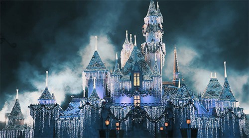 Holiday Castle at DIsneyland