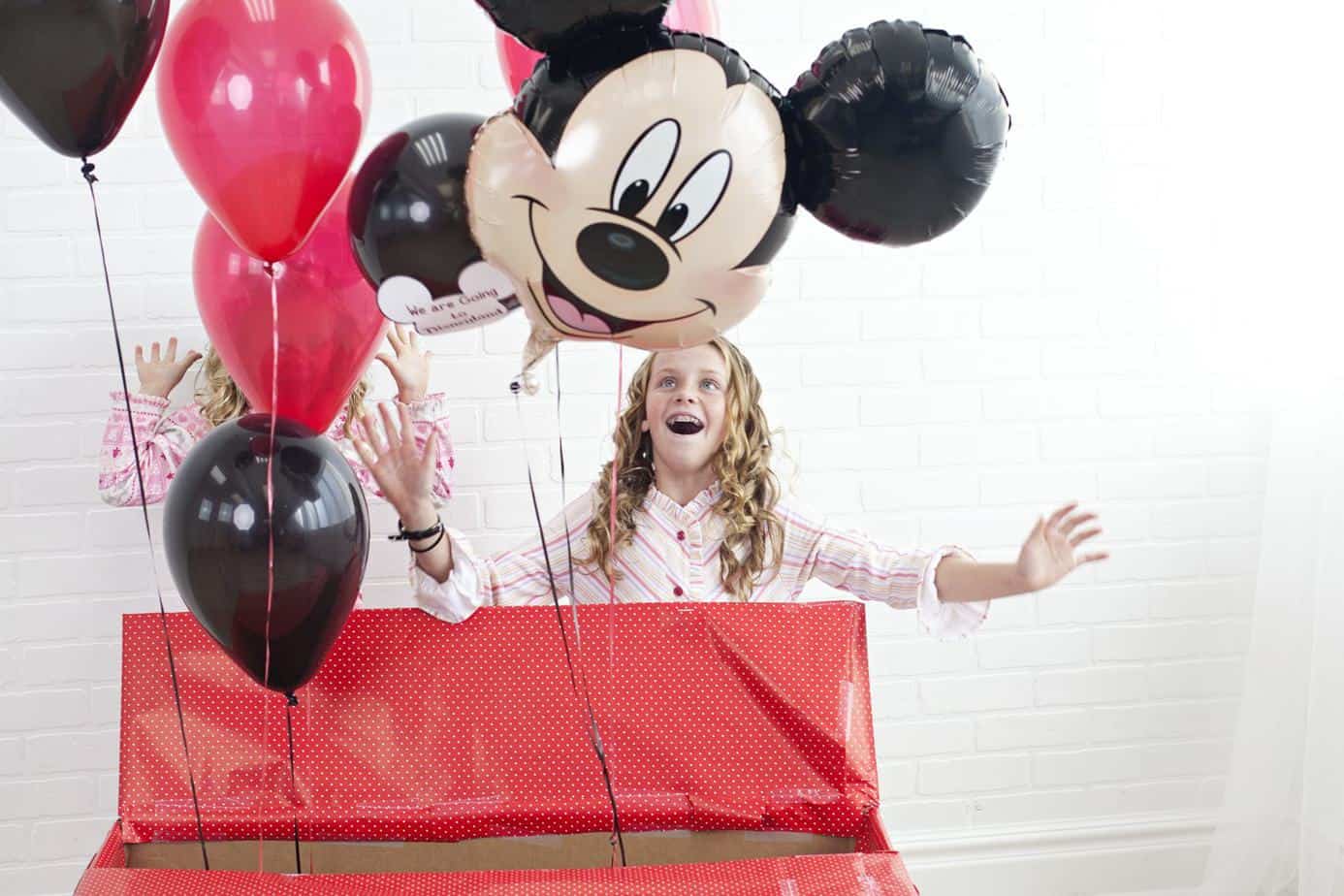 Disney balloon surprise