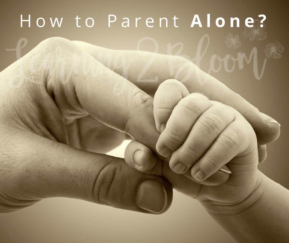 How to parent alone or solo parent. Parenting is difficult for any parent, but doing it all on your own can be overwhelming. 