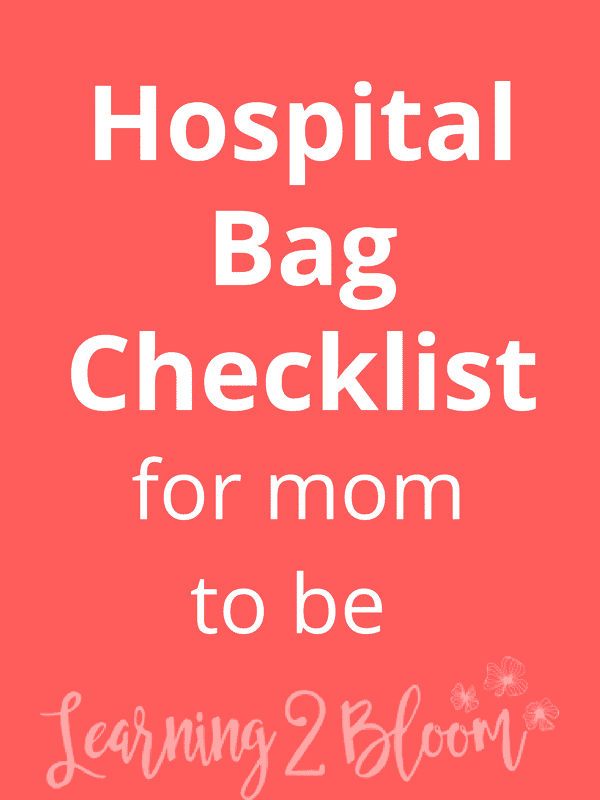 What to pack in your hospital bag- Hospital bag checklist for single moms
