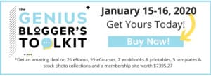 Genius bloggers toolkit. Buy today