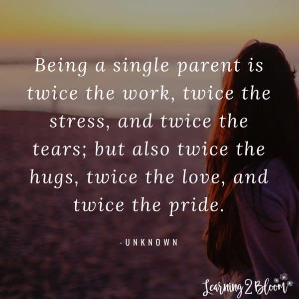 Positive Quotes for single moms - Learning2Bloom