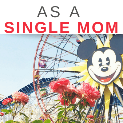 Disneyland Ferris Wheel "How to do Disneyland as a single Parent"