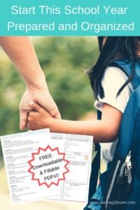 Start This school year prepared and organized through the best back to school hacks. Download this free fillable checklist to start your new annual routine.